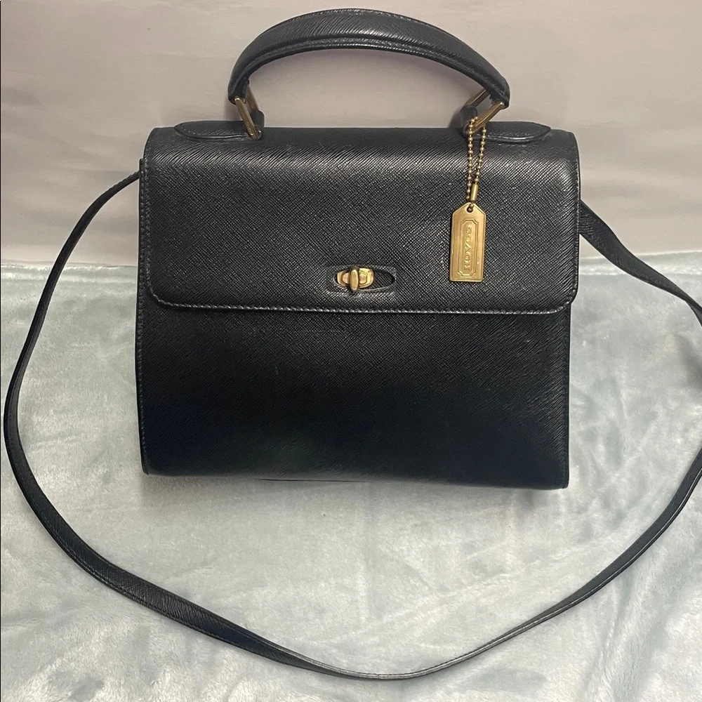 Vintage Coach Small ‘Gramercy’ Top Handle Satchel - Picture 1 of 17